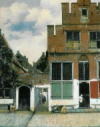 Vermeer　小路　Het Straathe　故郷デルフトの風景。どこかに借りに出されている事も多いとか